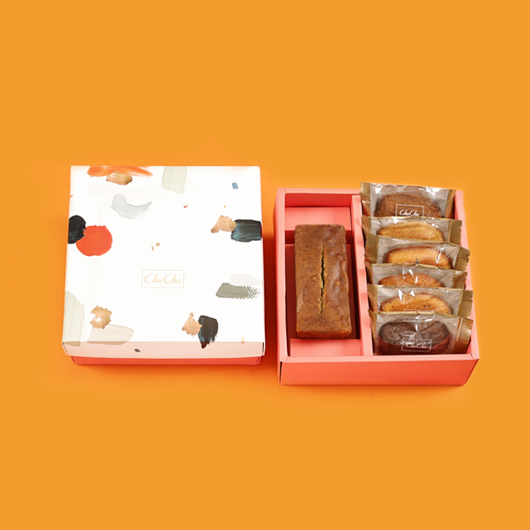 巴黎彩繪禮盒- 磅蛋糕 + 瑪德蓮