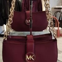 [S] MICHAEL KORS 35F2GNMC0L CARMEN SMALL POUCHETTE,MULBERRY, 196163426891 (SMK304)