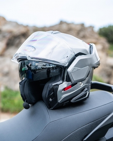 HJC i100 HYPER SILVER