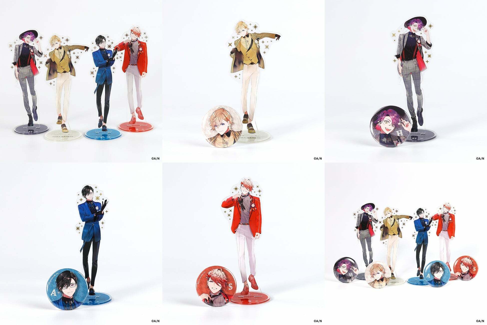 「彩虹社現貨」NIJISANJI VOLTACTION Half Anniversary goods #2 立牌&襟章