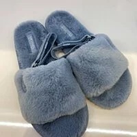 [S] MICHAEL KORS JUNIPER SLIPPER,PALE BLUE, 49S2JPFA1D (SMK314)