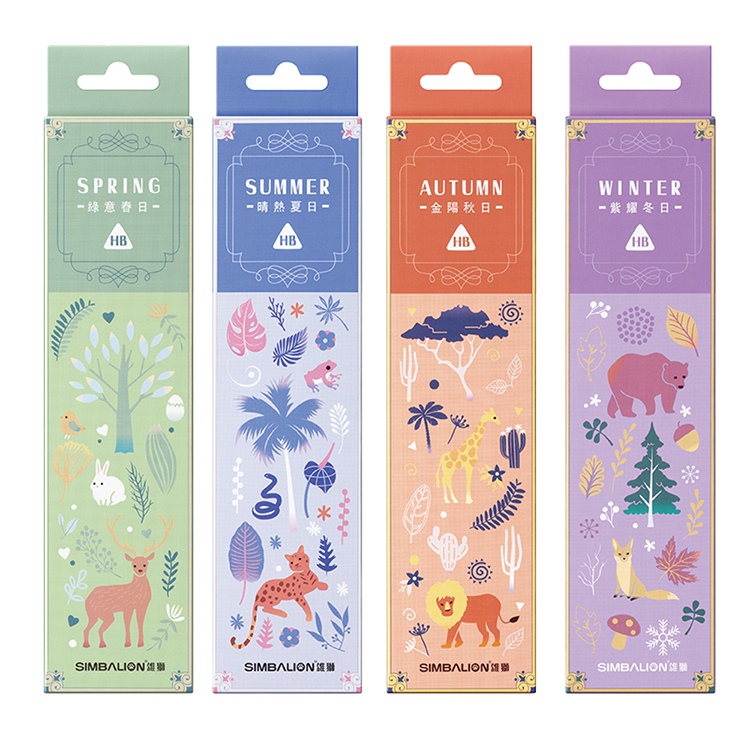 【雄獅】三角塗頭鉛筆HB (12入/盒)