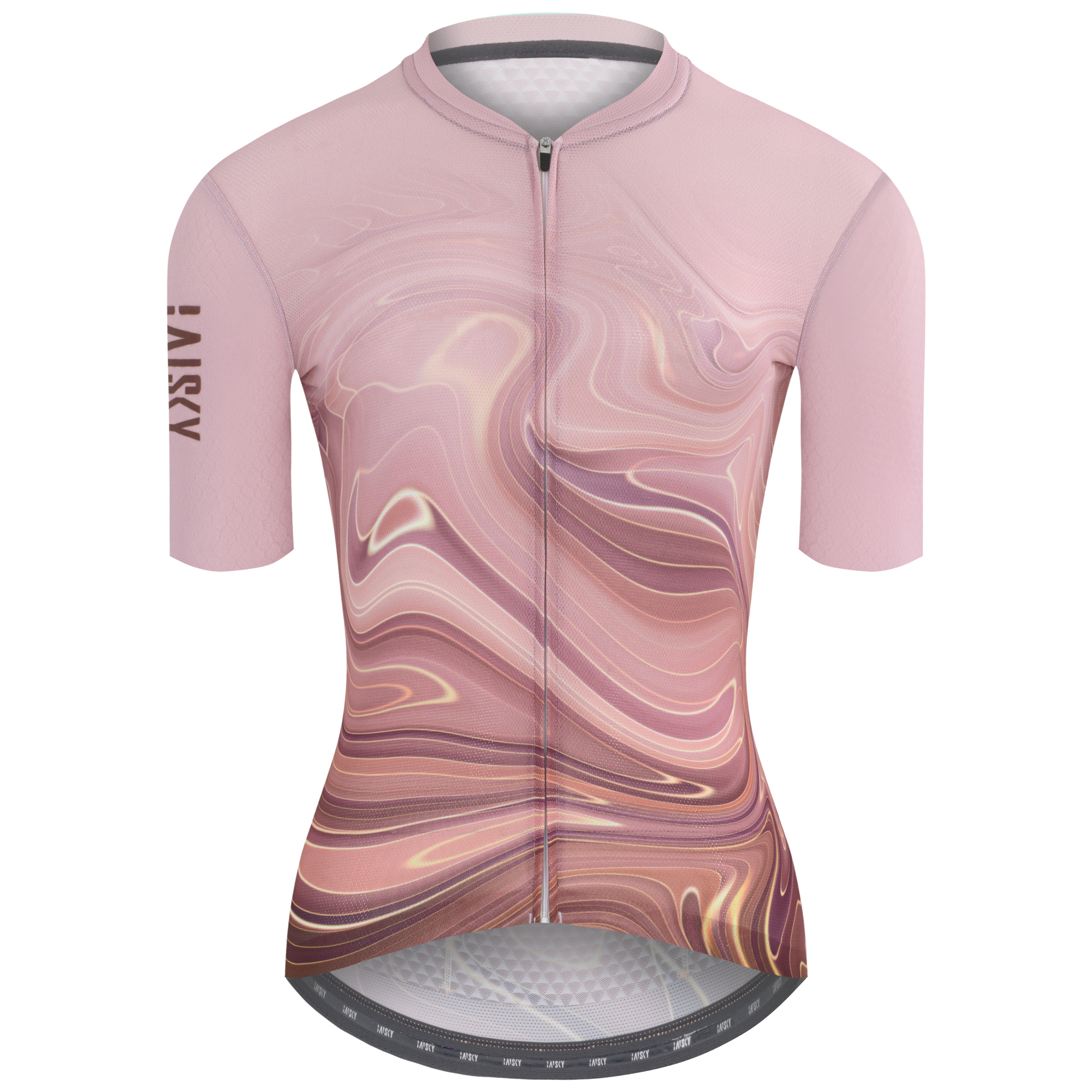 女款空力短車衣 銀河 粉