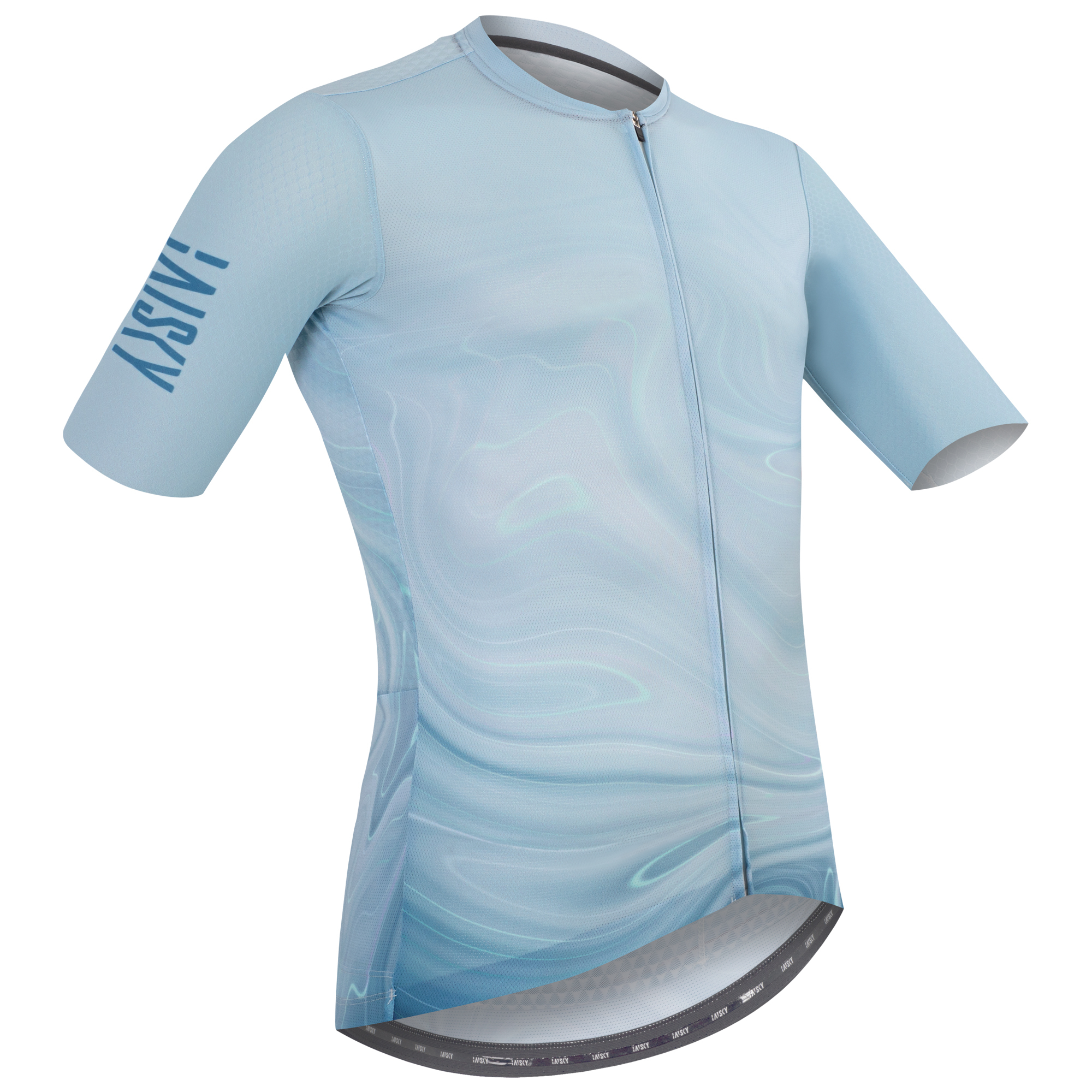 男款空力短車衣 銀河 藍