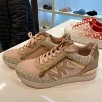 [S] MICHAEL KORS MADDY TRAINER,POWDER BLUSH, 49R2MAFS3D (SMK319)