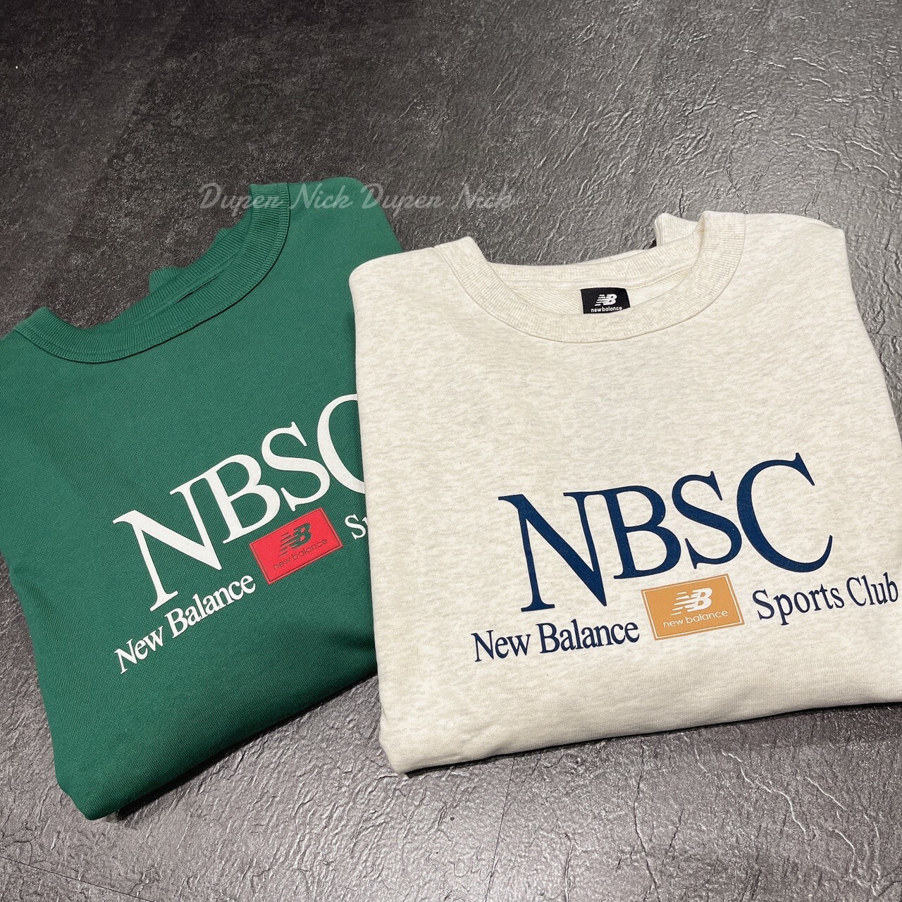 NEW BALANCE NYC 大學T  男生