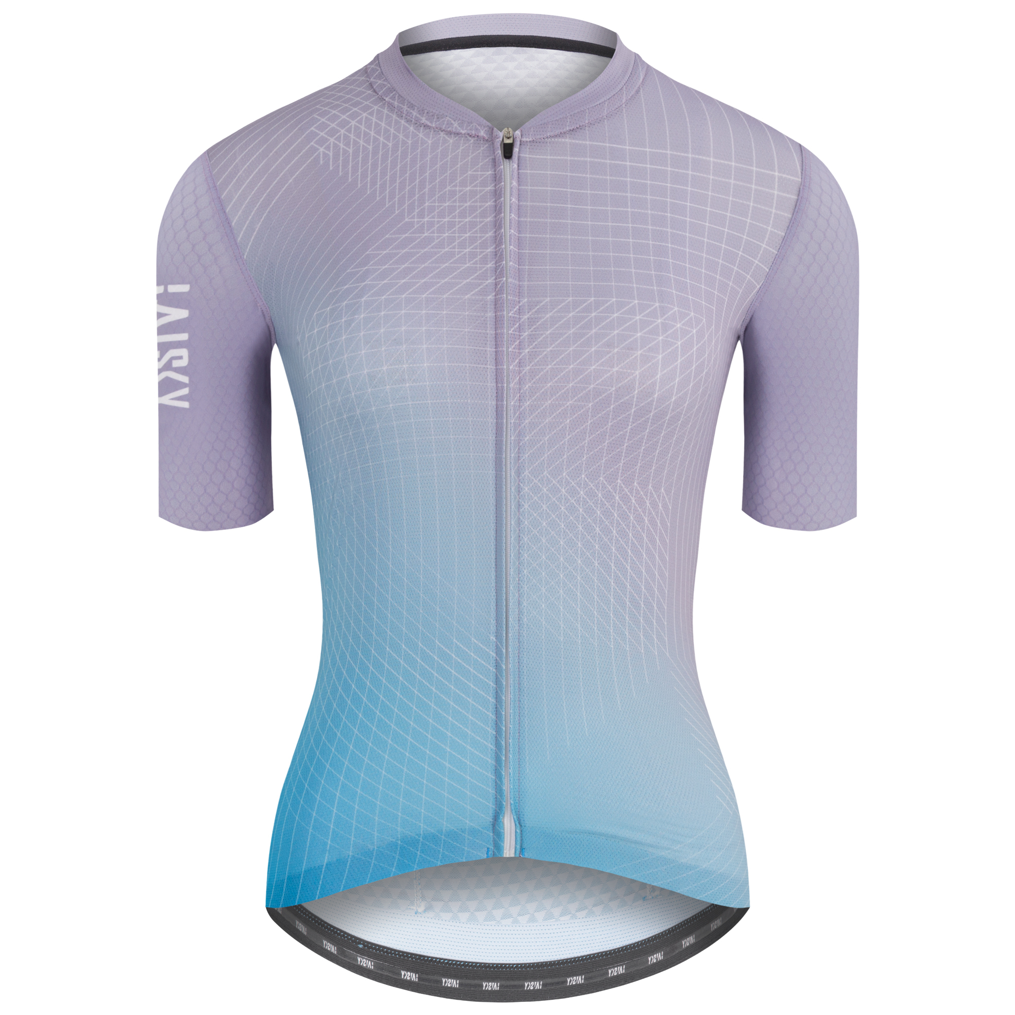 女款空力短車衣 編織 紫