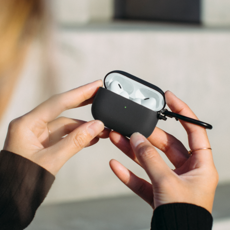 Roam系列 Airpods Pro / Pro 2 掛環保護套－石墨黑
