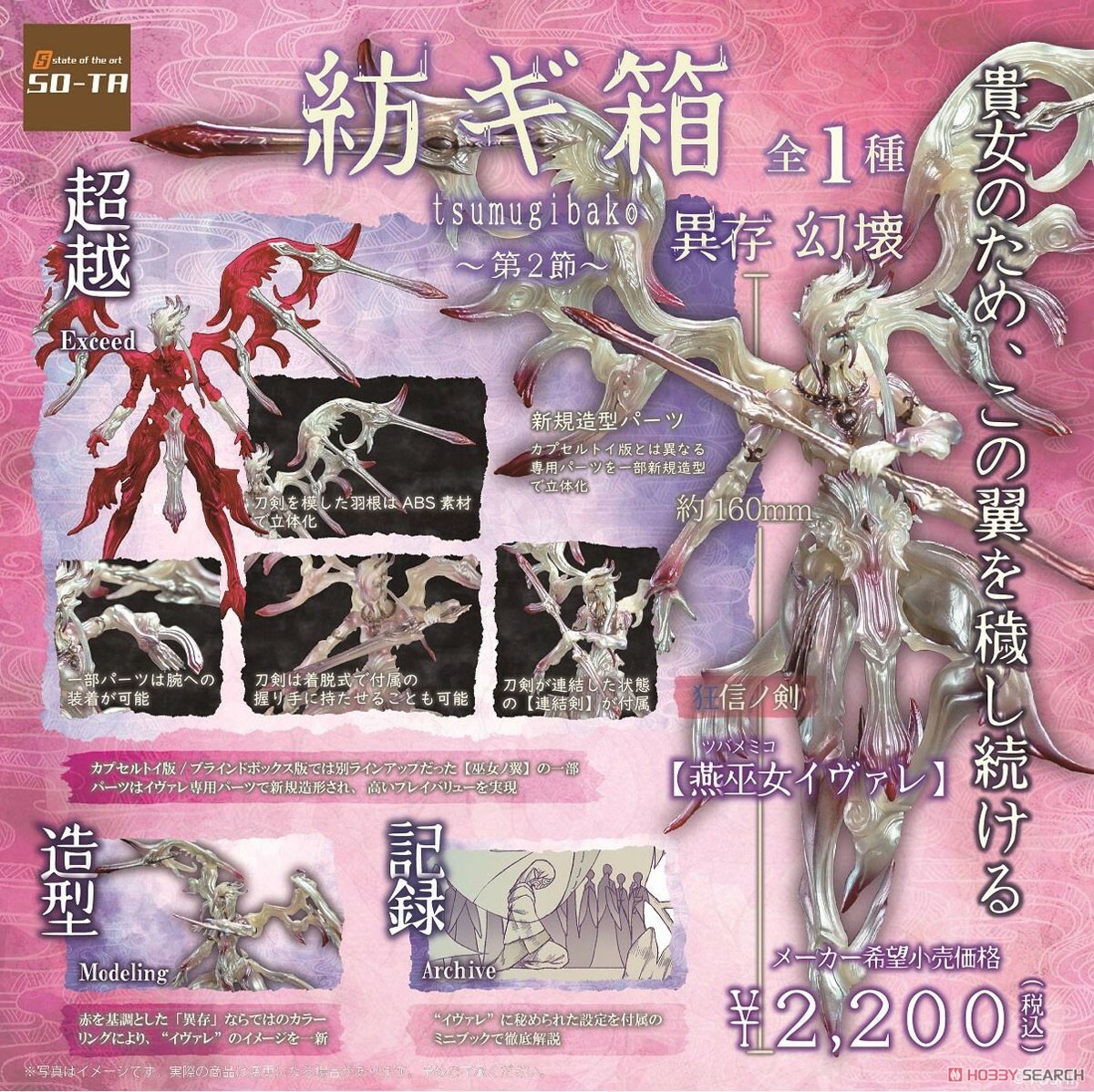 SOTA 代理版 盒玩 Tsumugibako ~第2節~ 異存 幻壞 BOX版