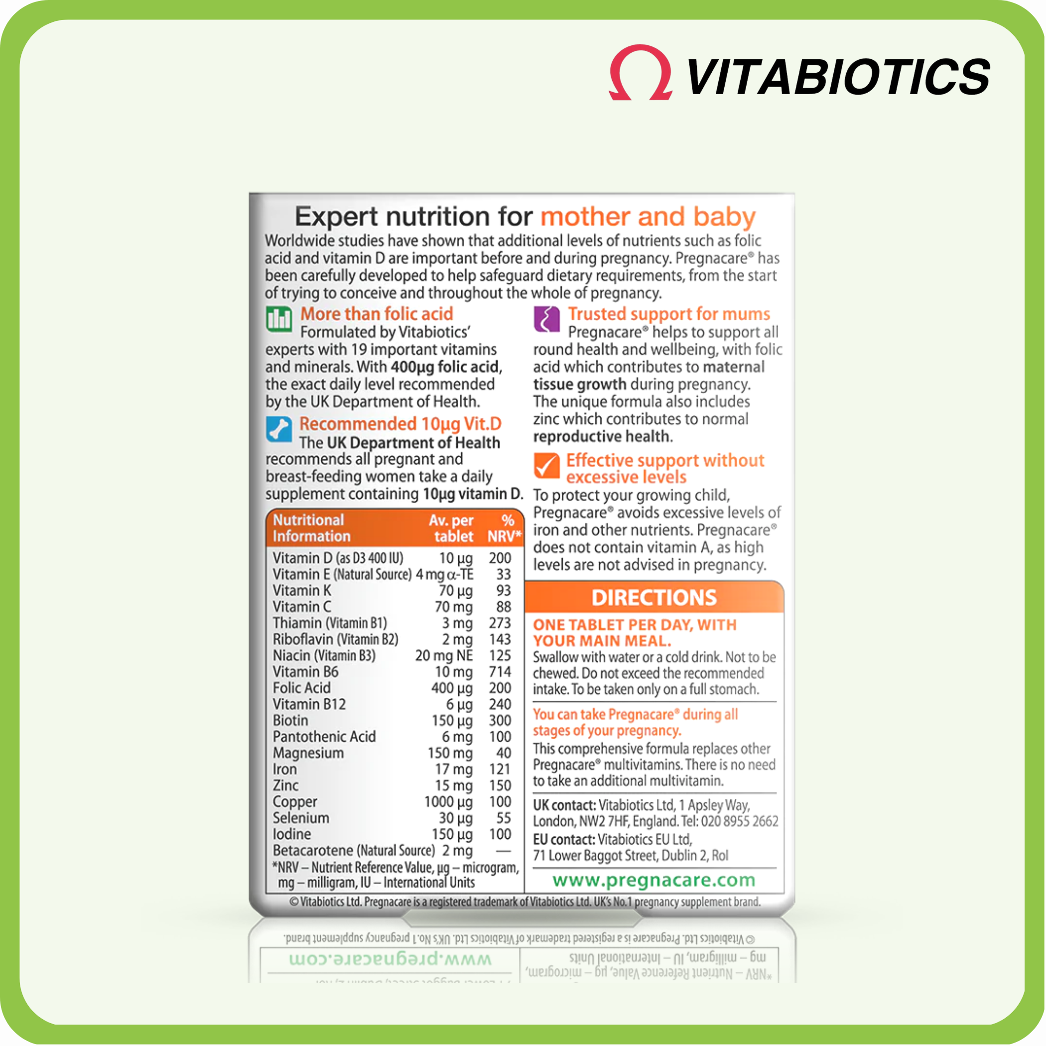 Vitabiotics 孕媽媽全方位營養補充劑30粒 (平行進口)