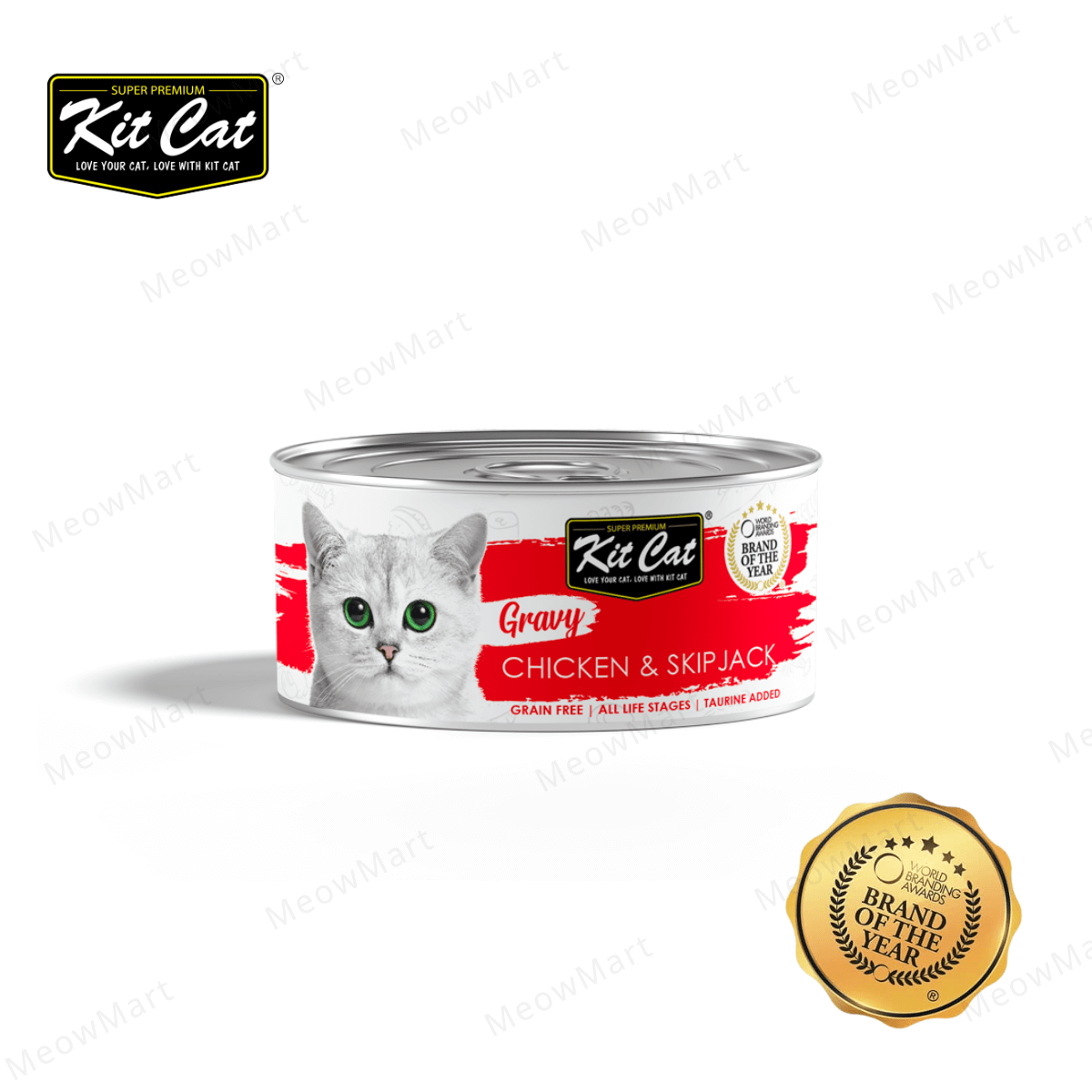 Kit Cat 鮮嫩營養肉汁湯主食罐 (雞肉+鰹魚) 70g