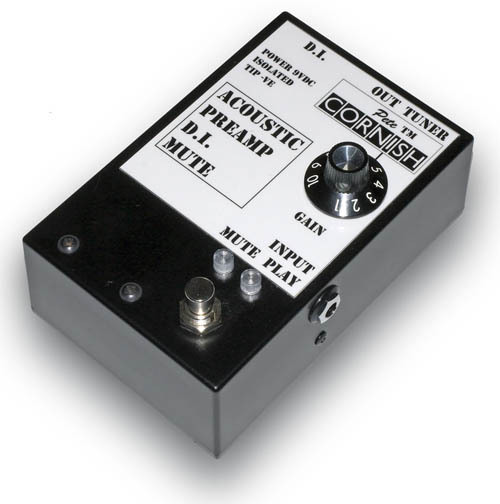 育典樂器│Pete Cornish Acoustic Preamp/DI Battery 木吉他前極手工效果器