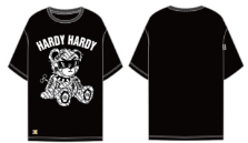 [SF] HARDY TOY BEAR WOMEN'S TEE,BLACK, H22F21WSS076W92 (H414)