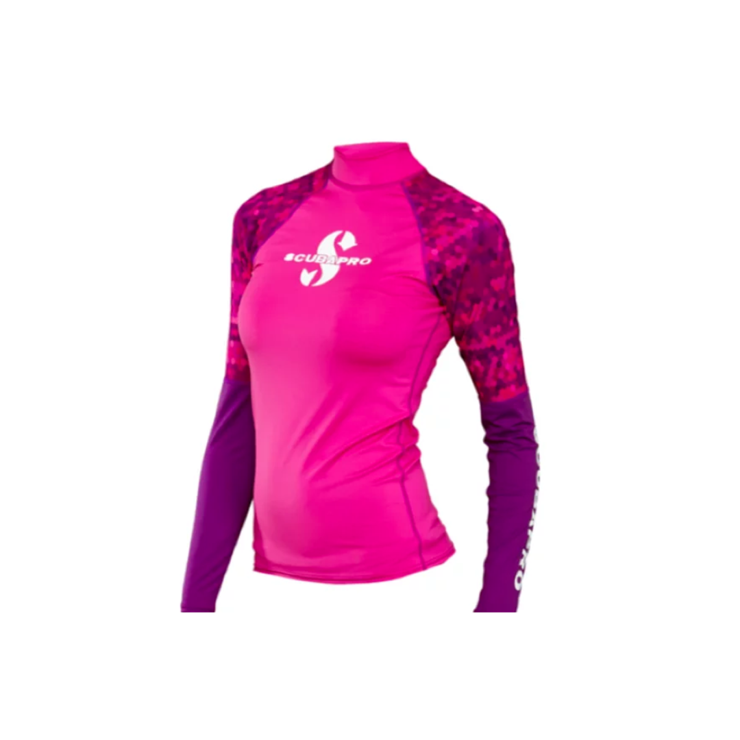 (售完為止) SCUBAPRO 女款防曬水母衣 UPF50 桃紅65.537