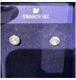 [S] SWAROVSKI PE RND STUD CRY/RHS, 1081942 (SSW35)