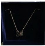 [S] SWAROVSKI FACET SWAN NECKLACE, 5281275 (SSW38)