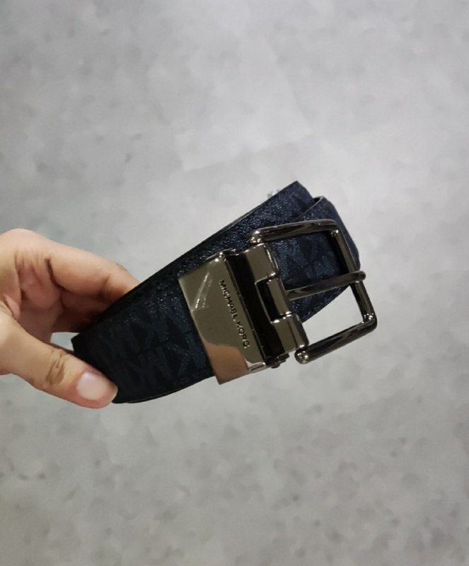MICHAEL KORS/BELT 34MM CTFR MK BKL BLT ベルト Amazon.com: Michael Kors Mens Gunmetal MK Logo Belt Black