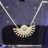 [S] SWAROVSKI NECKLACE MED DU CZWH/RHS, 5573694 (SSW56)