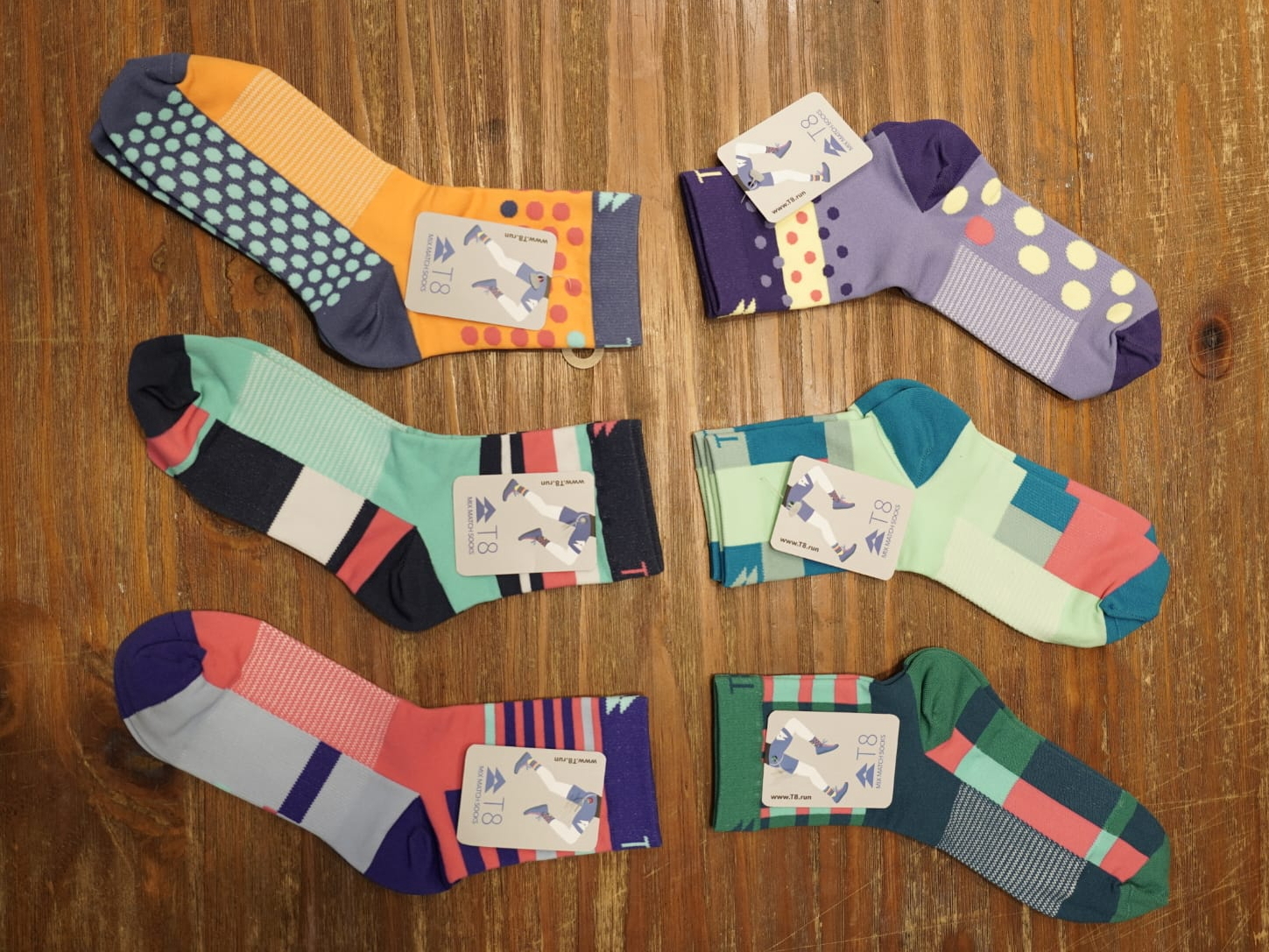 【新色】T8 Mix Match Socks 運動襪