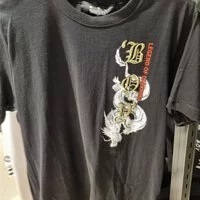 [S] BOYLONDON MODERN WING SWEAT SHIRT,BLACK/GOLD, B92TS1182U99 (SBB176)