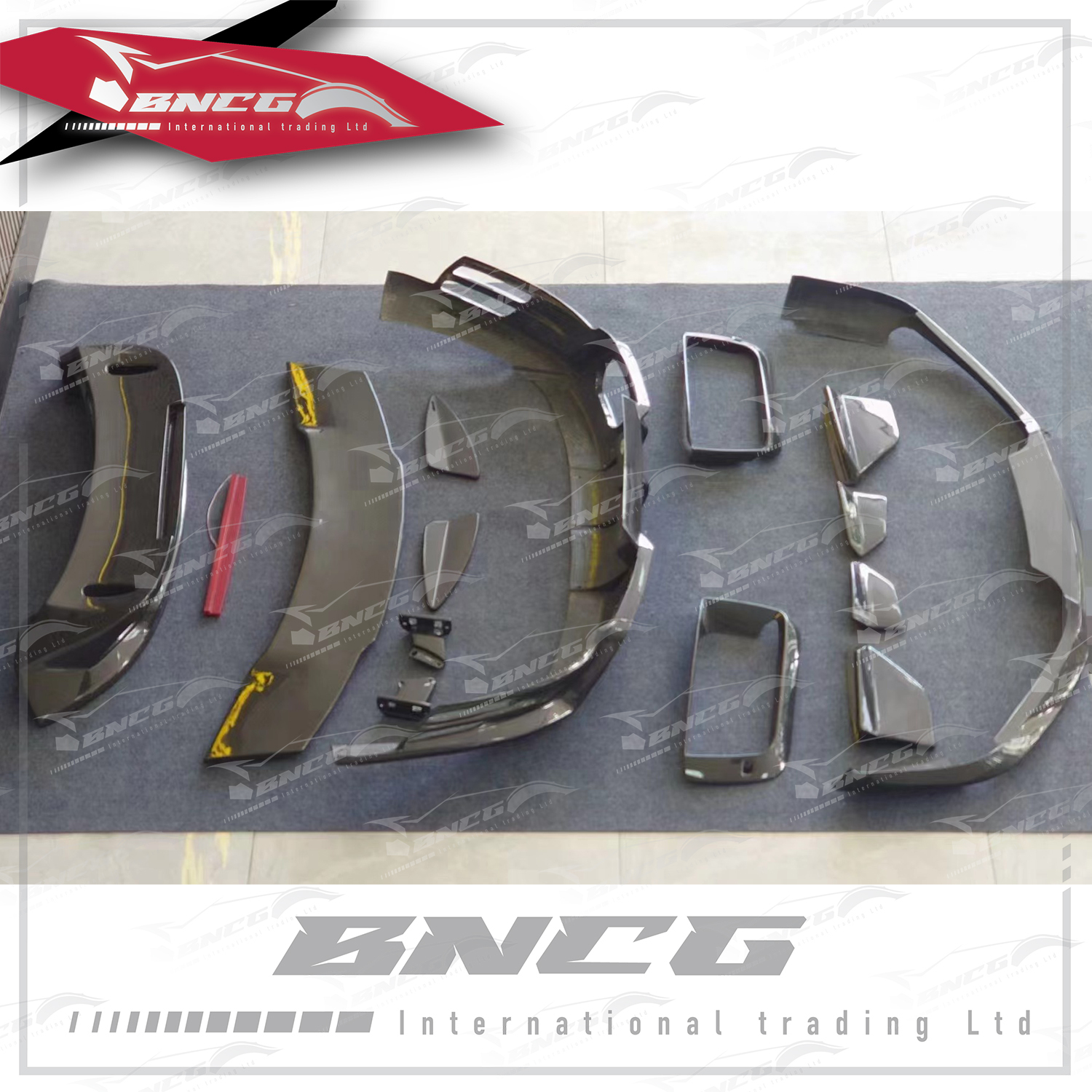 保時捷 Porsche 911 992 改裝 卡夢 乾碳纖維 外觀件 空力套件 Brabus款 前下巴 後下巴 尾翼 進氣口飾件 風刀