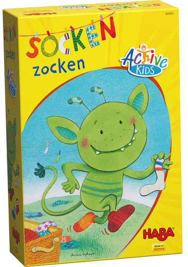 趣運動-怪獸襪(HABA德國桌遊-Socken zocken)