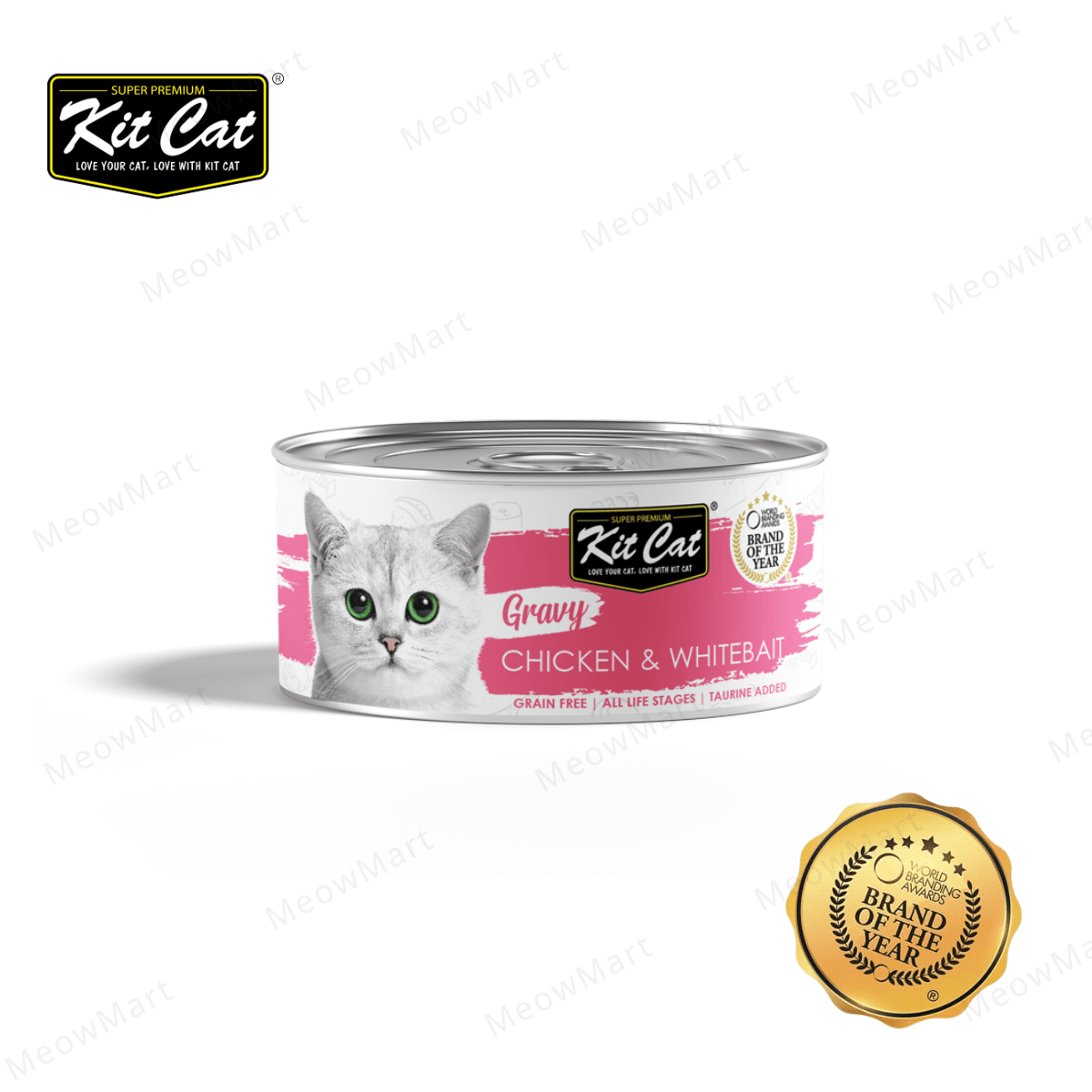 Kit Cat 鮮嫩營養肉汁湯主食罐 (雞肉+銀魚) 70g