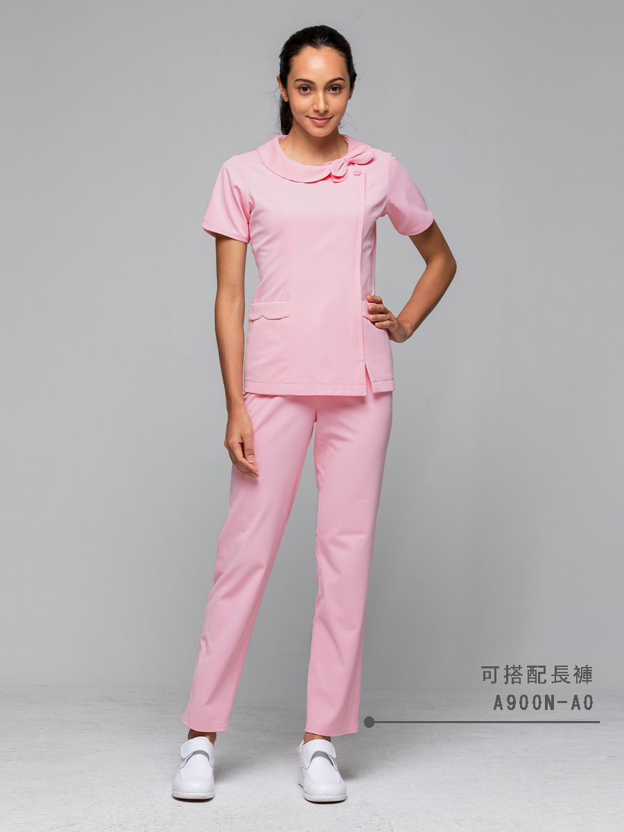 【 A900N-A0 】女拉鍊長褲-A科技布-寶寶粉