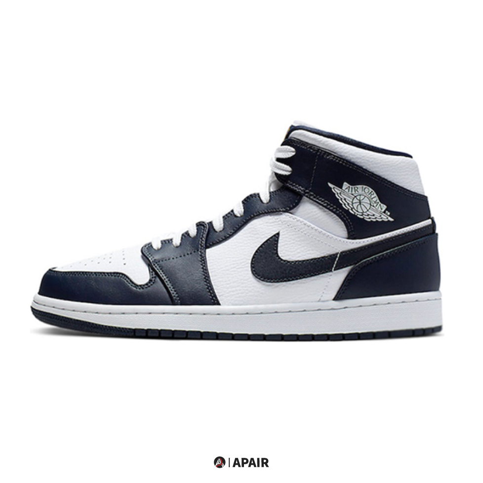 【APAIR】現貨 Nike Air Jordan 1 Mid Obsidian 黑曜石 深藍 554724-174