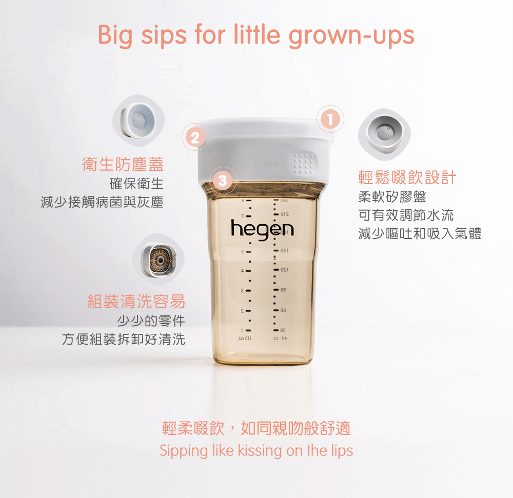 衛生防塵蓋 / 輕鬆啜飲設計 / 組裝清洗容易 衛生防塵蓋 / 輕鬆啜飲設計 / 組裝清洗容易