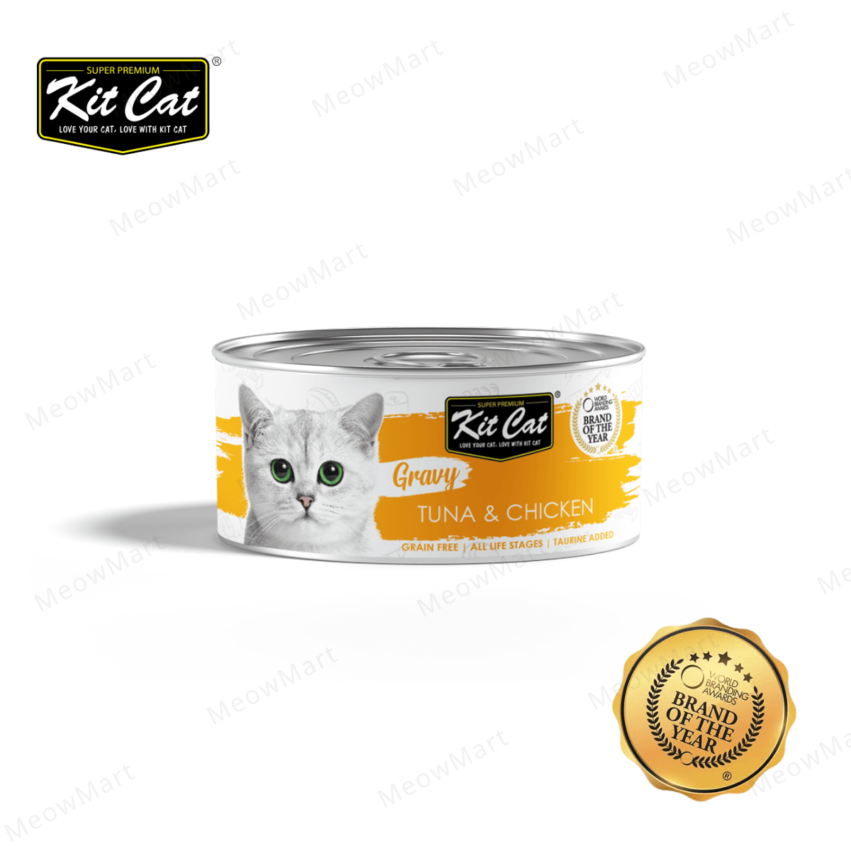 Kit Cat 鮮嫩營養肉汁湯主食罐 (吞拿魚+雞肉) 70g