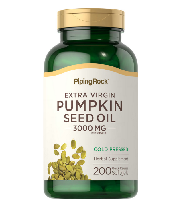 【Piping Rock】南瓜籽油 冷壓南瓜子油 Pumpkin Seed Oil 1000mg 200顆