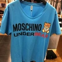[S] MOSCHINO UNDER BEAR T-SHIRT ,BLUE, 1T1917-8103-0315 (SM407)