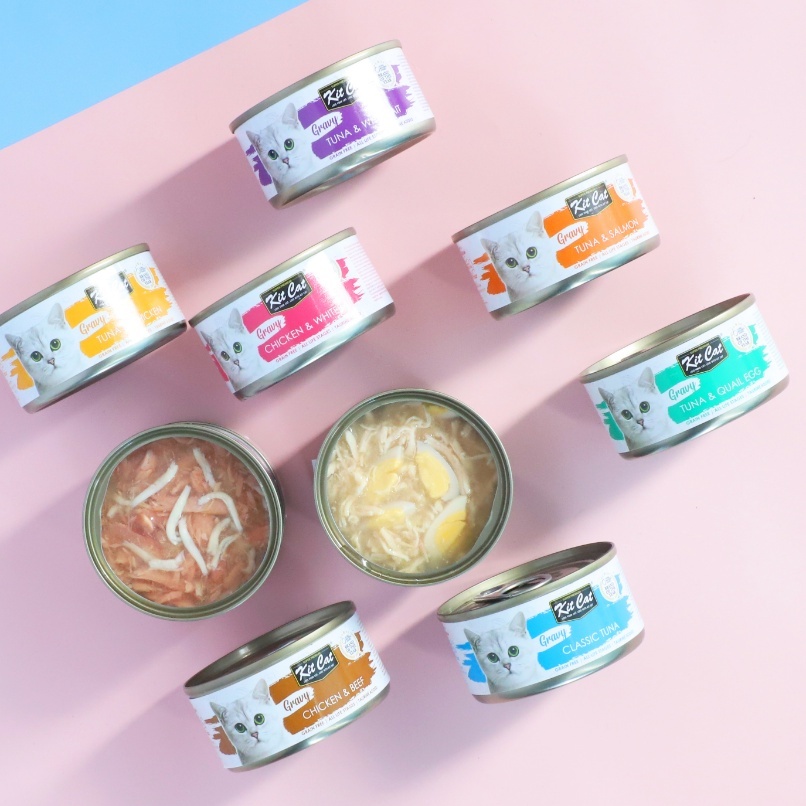 Kit Cat Gravy 鮮嫩營養肉汁湯貓主食罐