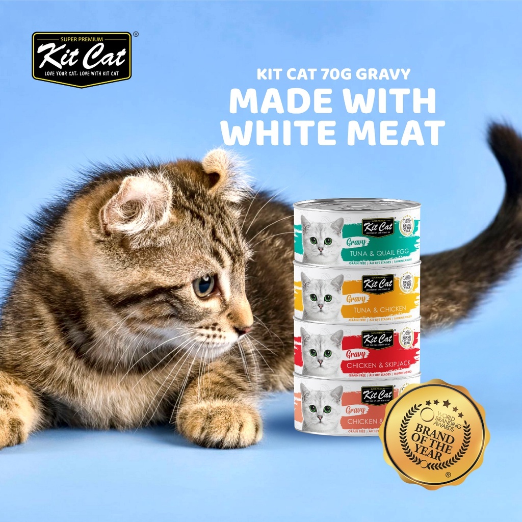 Kit Cat Gravy 鮮嫩營養肉汁湯貓主食罐