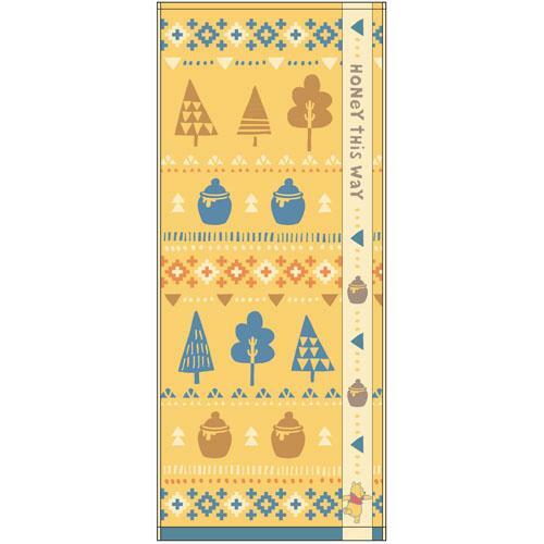 【現貨】日本迪士尼維尼森林蜂蜜抗菌除臭加工毛巾-方巾/長巾