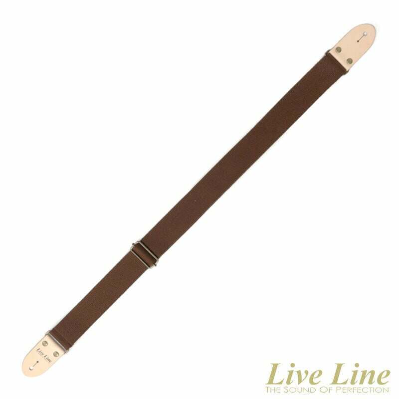 日本製造 Live Line 壓克力混紡 LS2000CBRN 咖啡色 吉他 背帶