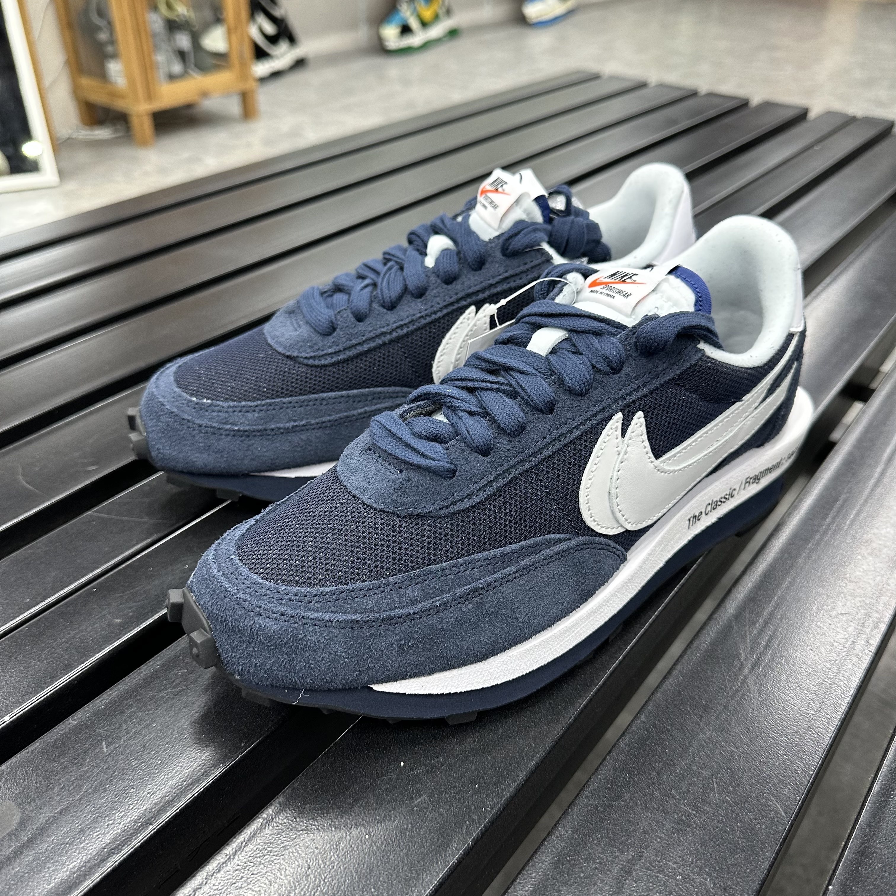 Sacai x Fragment x Nike LDWaffle Blue Void DH2684-400