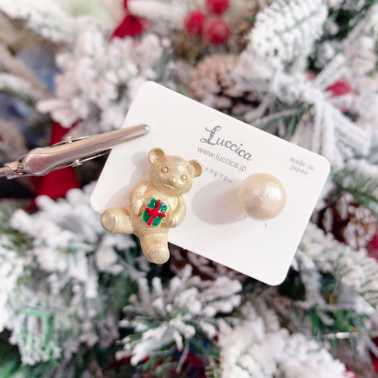 Luccica  熊仔與禮物耳環