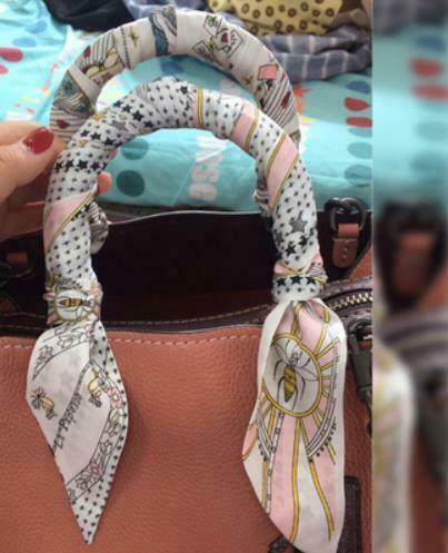 包帶絲巾纏包包手提手柄改造絲帶diy綁發帶子肩帶配件