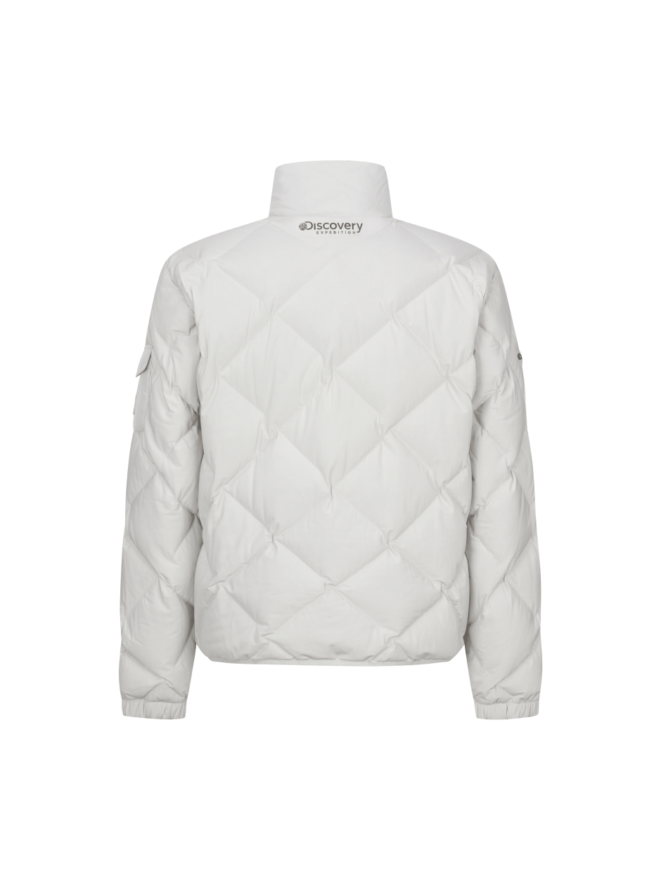 Discovery Dehas 高領輕質外套 灰白 男款