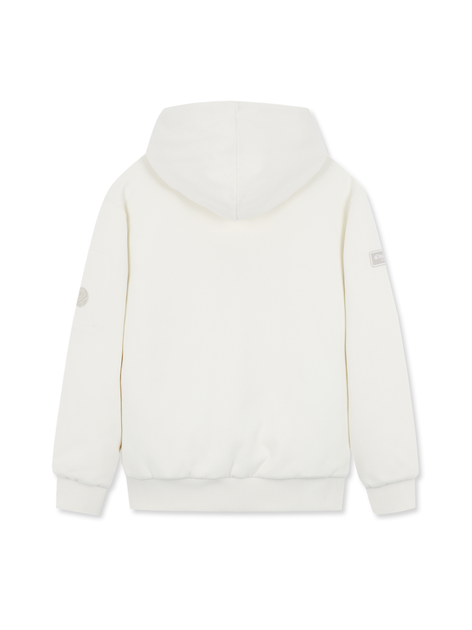 Discovery Tori 連帽拉鍊夾克 外套 象牙白 男款