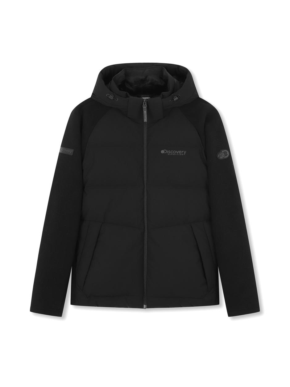 Discovery  Exynus 連帽鵝絨外套 黑色 男款