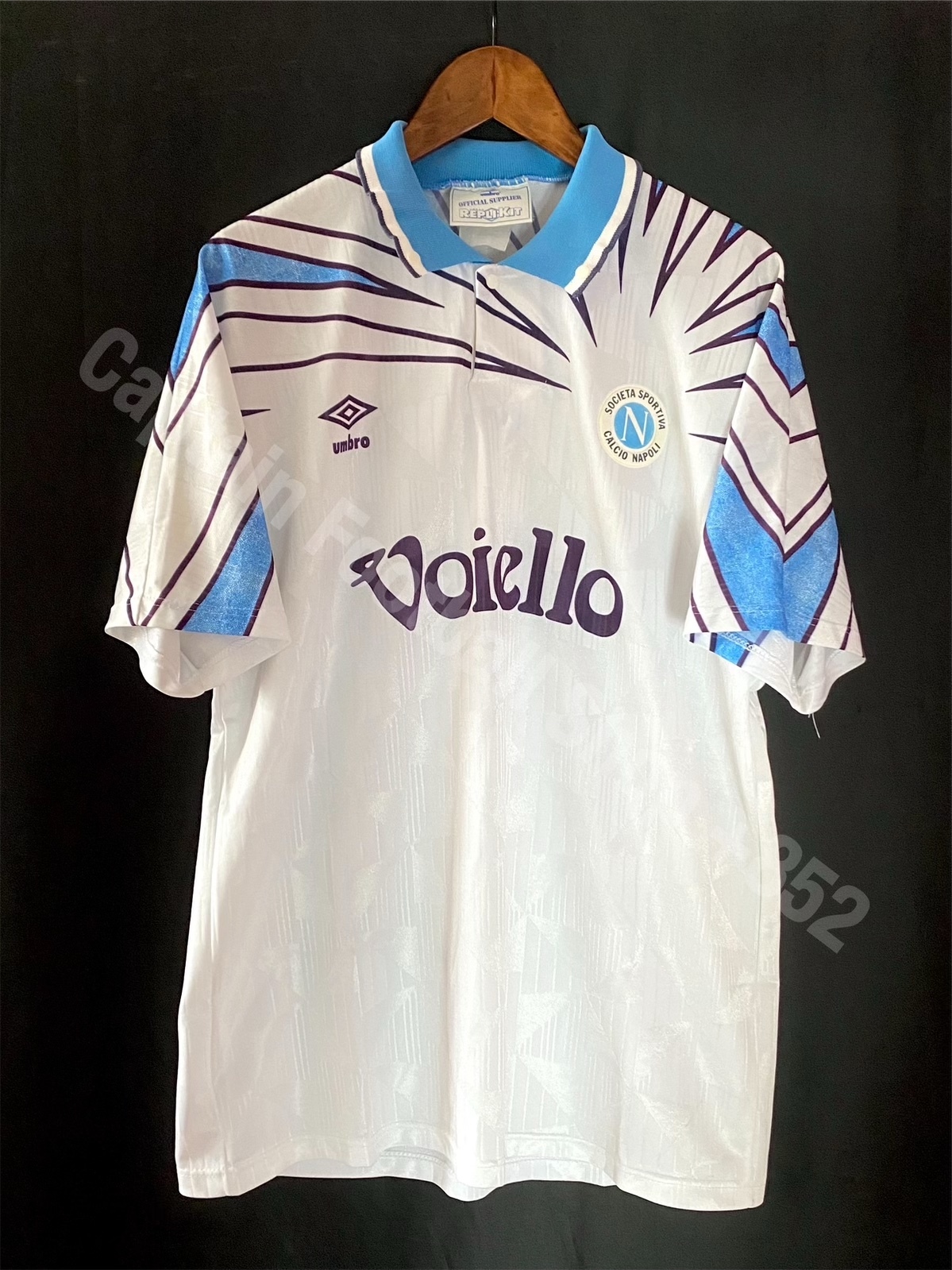 SSC Napoli 91-93 Umbro Away official shirt