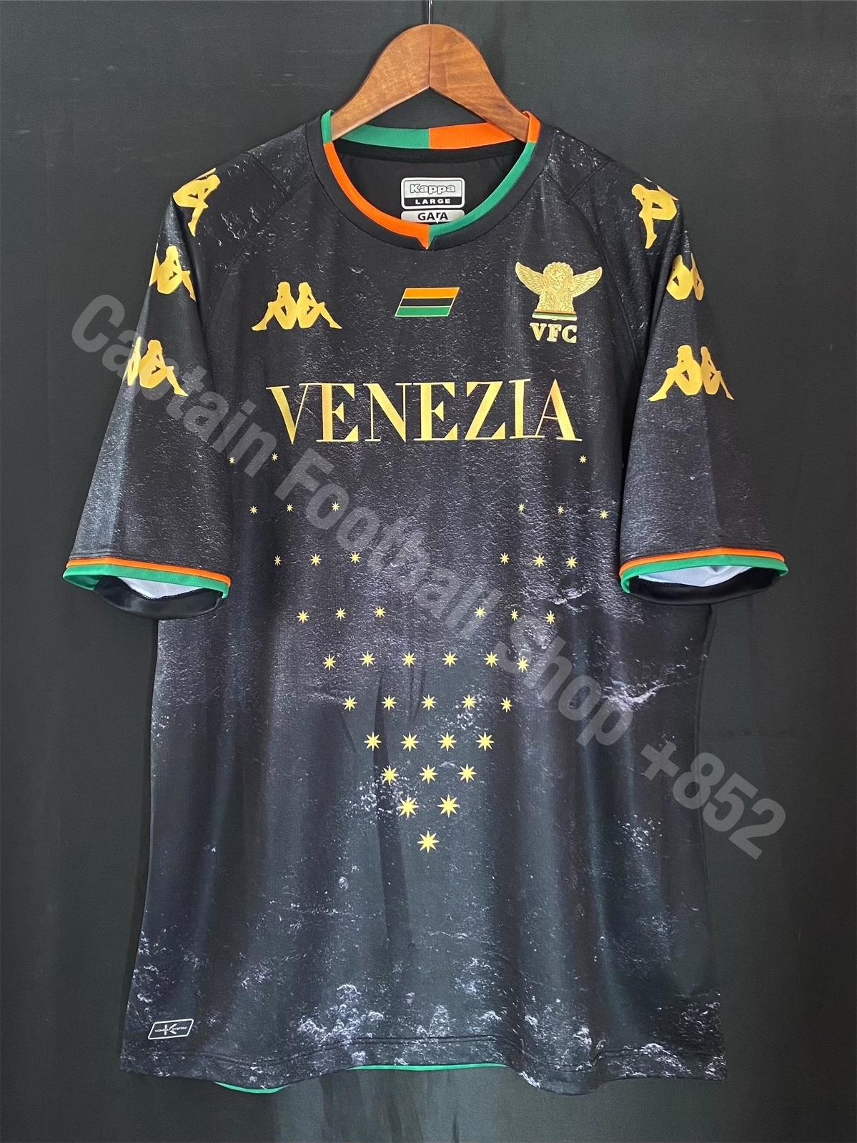 Kappa Venezia FC Home 22/23 SS Shirt Black メンズ - SS22 - JP