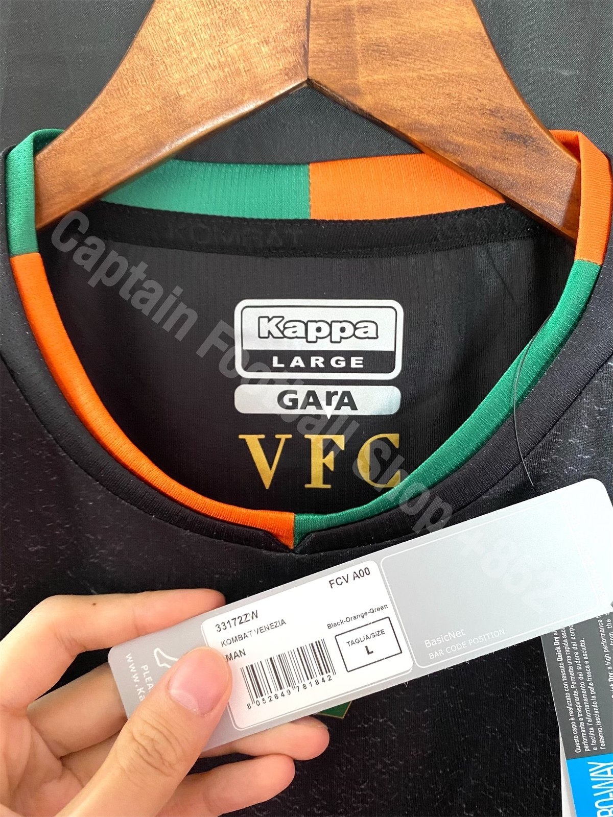 Venezia FC 21-22 Kappa Home official football shirt Bla