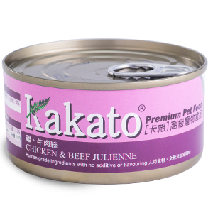 Kakato 雞、牛肉絲 (70g x 48罐 / 170g x 48罐)