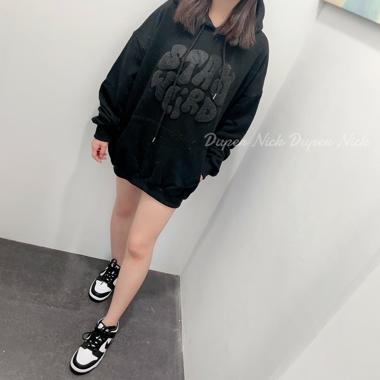 預購 韓國 正韓製 刺繡拉絨連帽 帽T