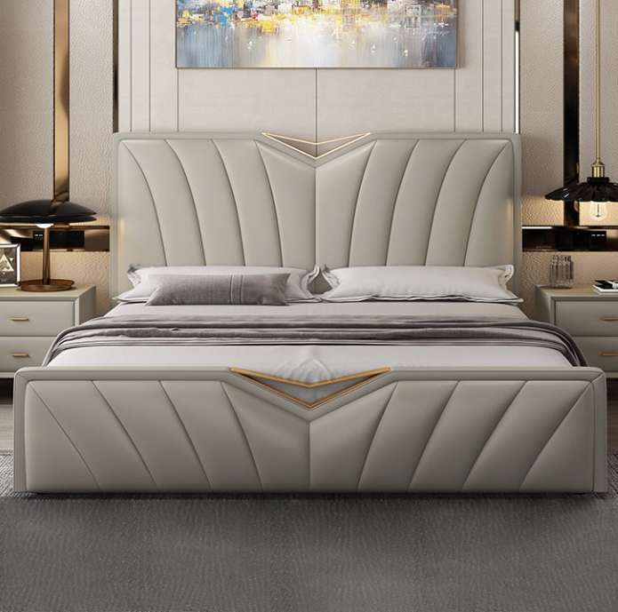 義式極簡皮床 AOZ-1055