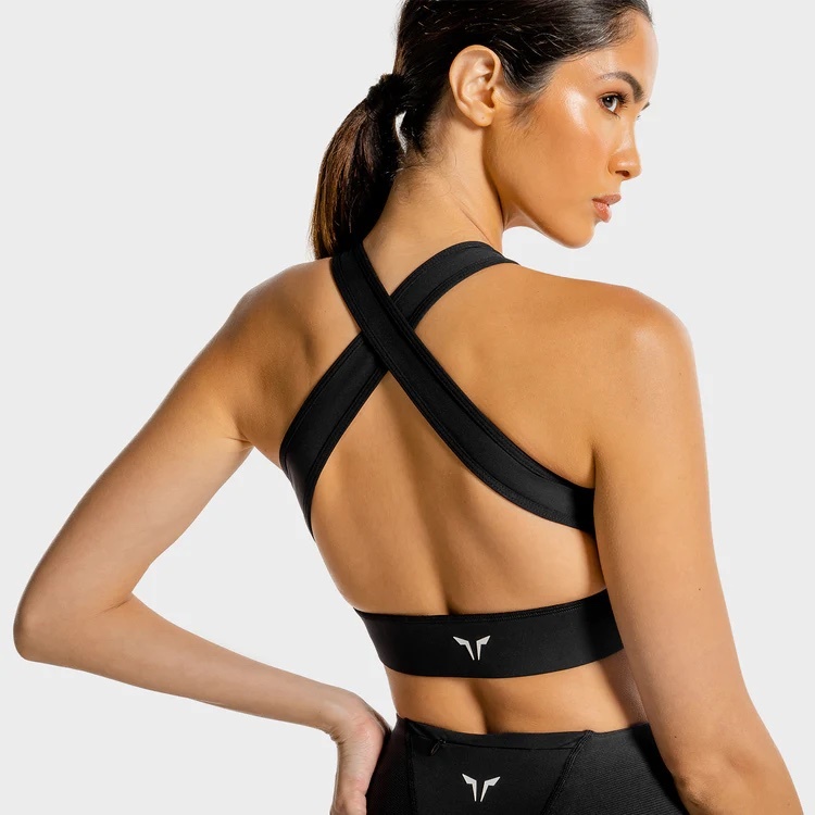 SQUATWOLF 核心力量感運動內衣（黑）